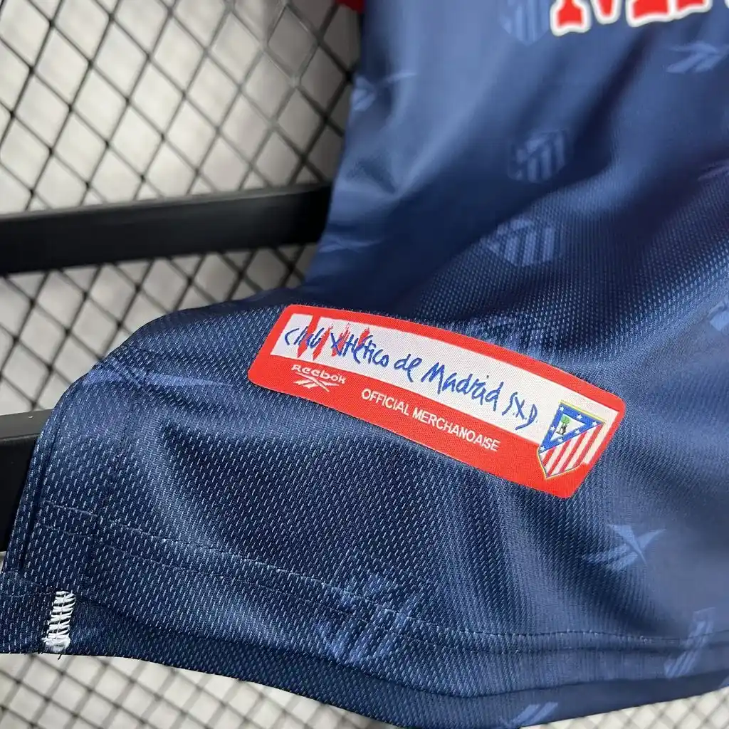 1998 1999 retro atletico madrid home soccer jersey 8
