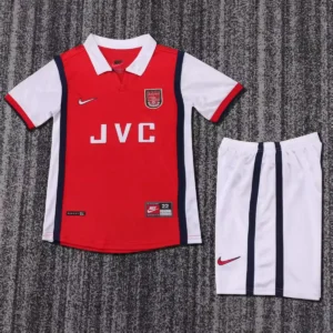 1998 1999 retro kids arsenal home football shirt 1