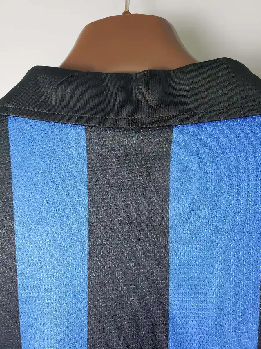 1998 1999 retro long sleeve internazionale milan home football jersey 4
