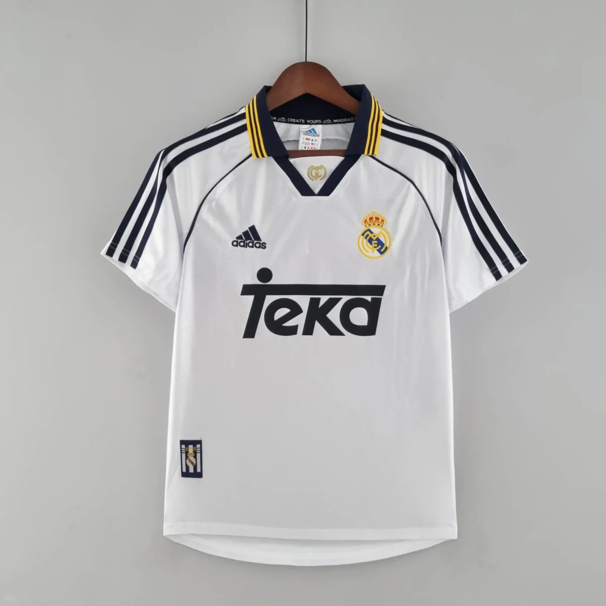 1998 2000 retro real madrid home 1
