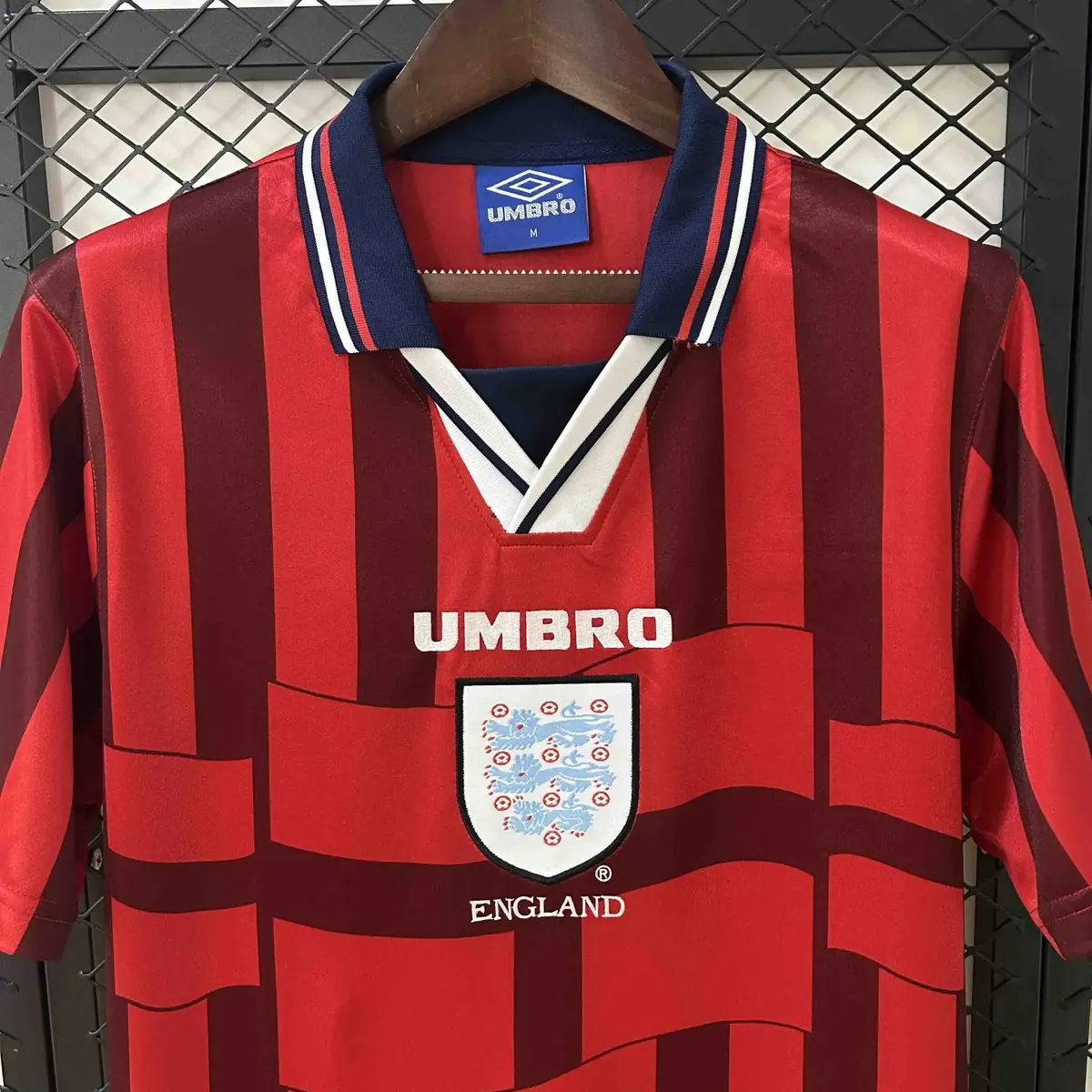 1998 retro england away football shirt 3