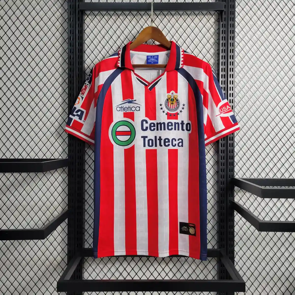 1999 2000 retro chivas de guadalajara home football shirt 1