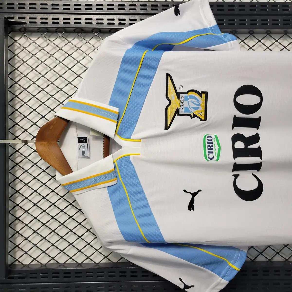 1999 2000 retro lazio second away soccer jersey 4