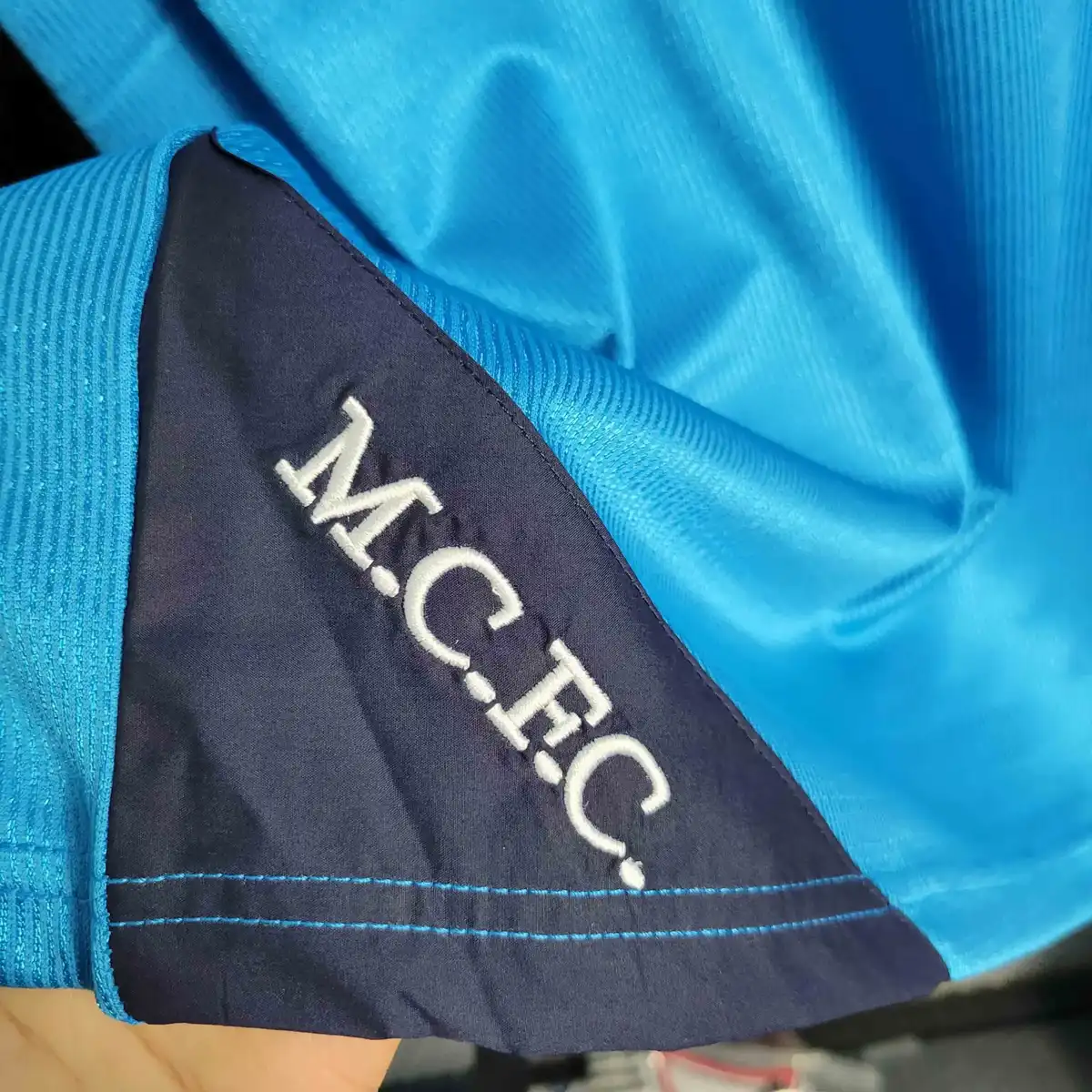 1999 2001 retro manchester city home football shirt 6