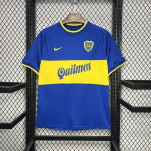 2000 2001 retro boca juniors home football jersey 1