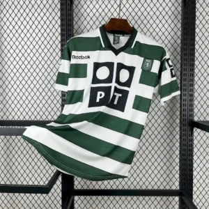 2000 2001 retro sporting lisbon home football shirt 1