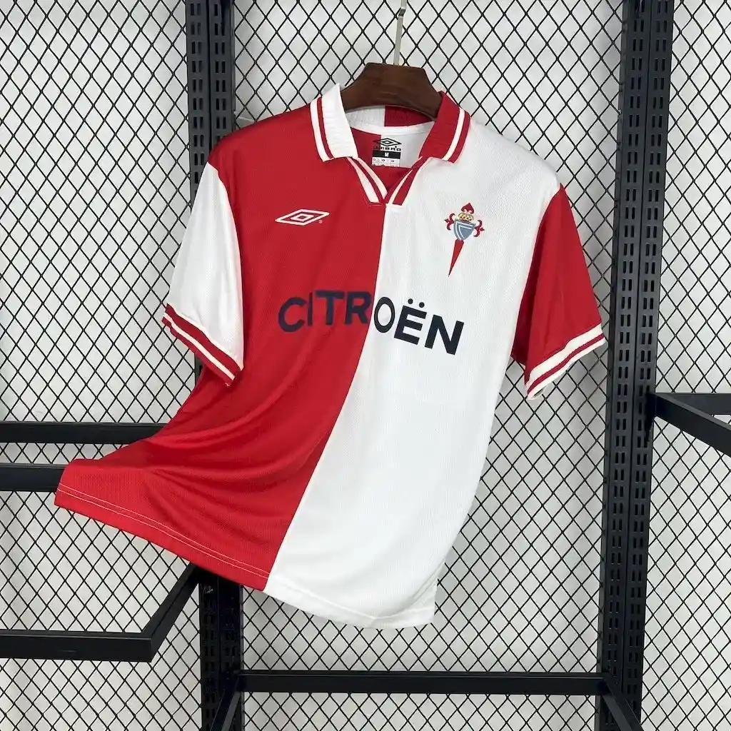 2001 2002 retro celta de vigo away football shirt 1