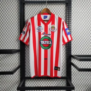 2001 2002 retro chivas de guadalajara home football shirt 1