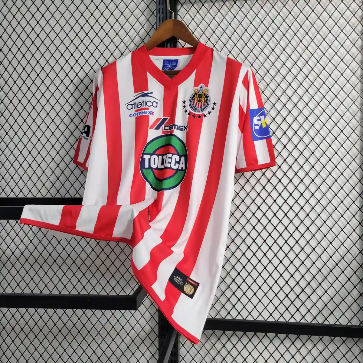 2001 2002 retro chivas de guadalajara home football shirt 3