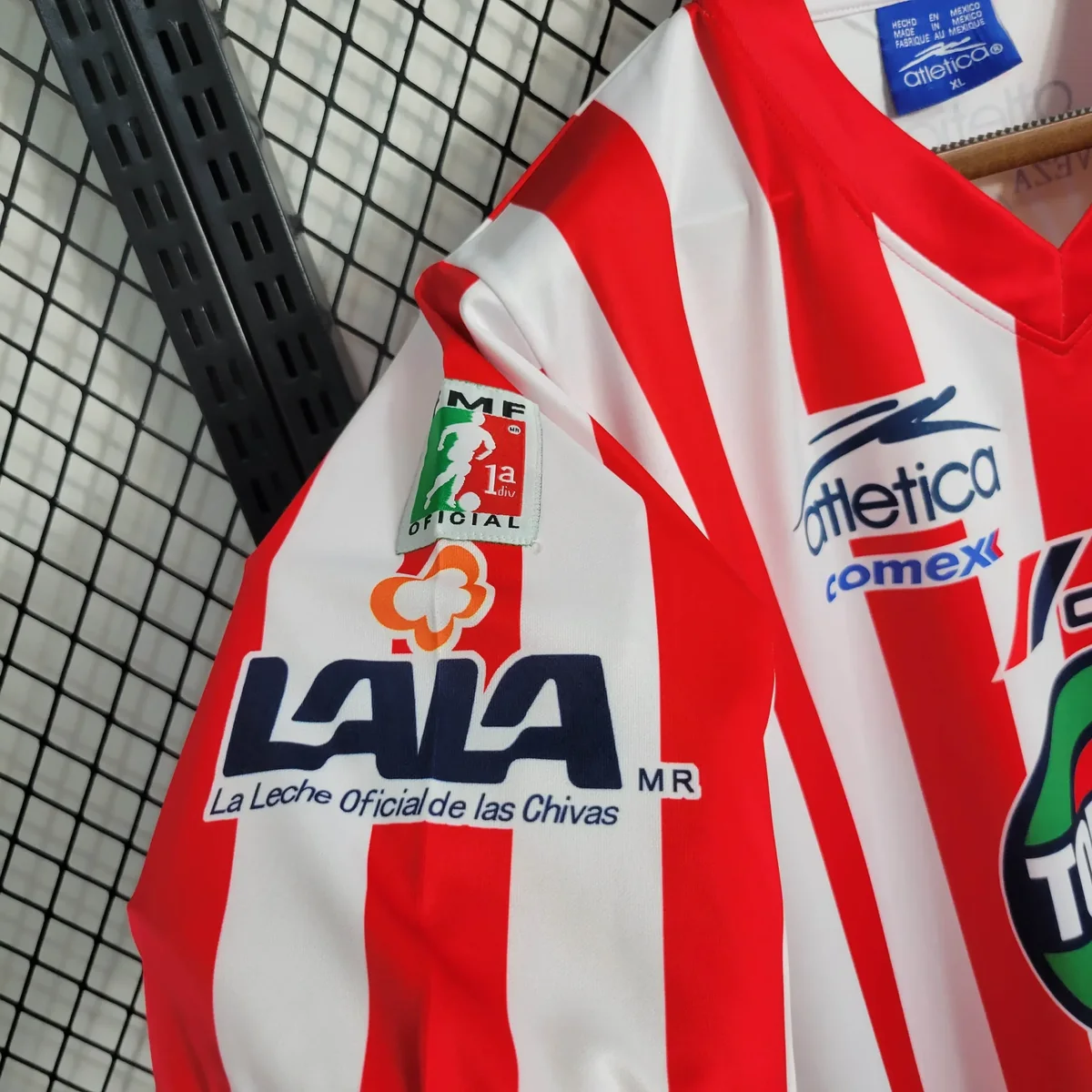 2001 2002 retro chivas de guadalajara home football shirt 9