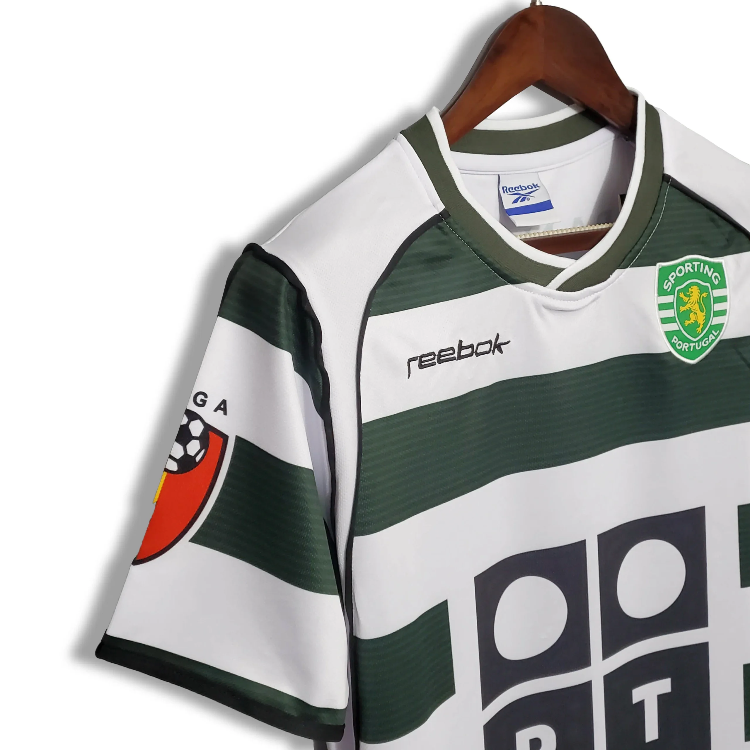 2001 2003 retro sporting lisbon home football shirt 4