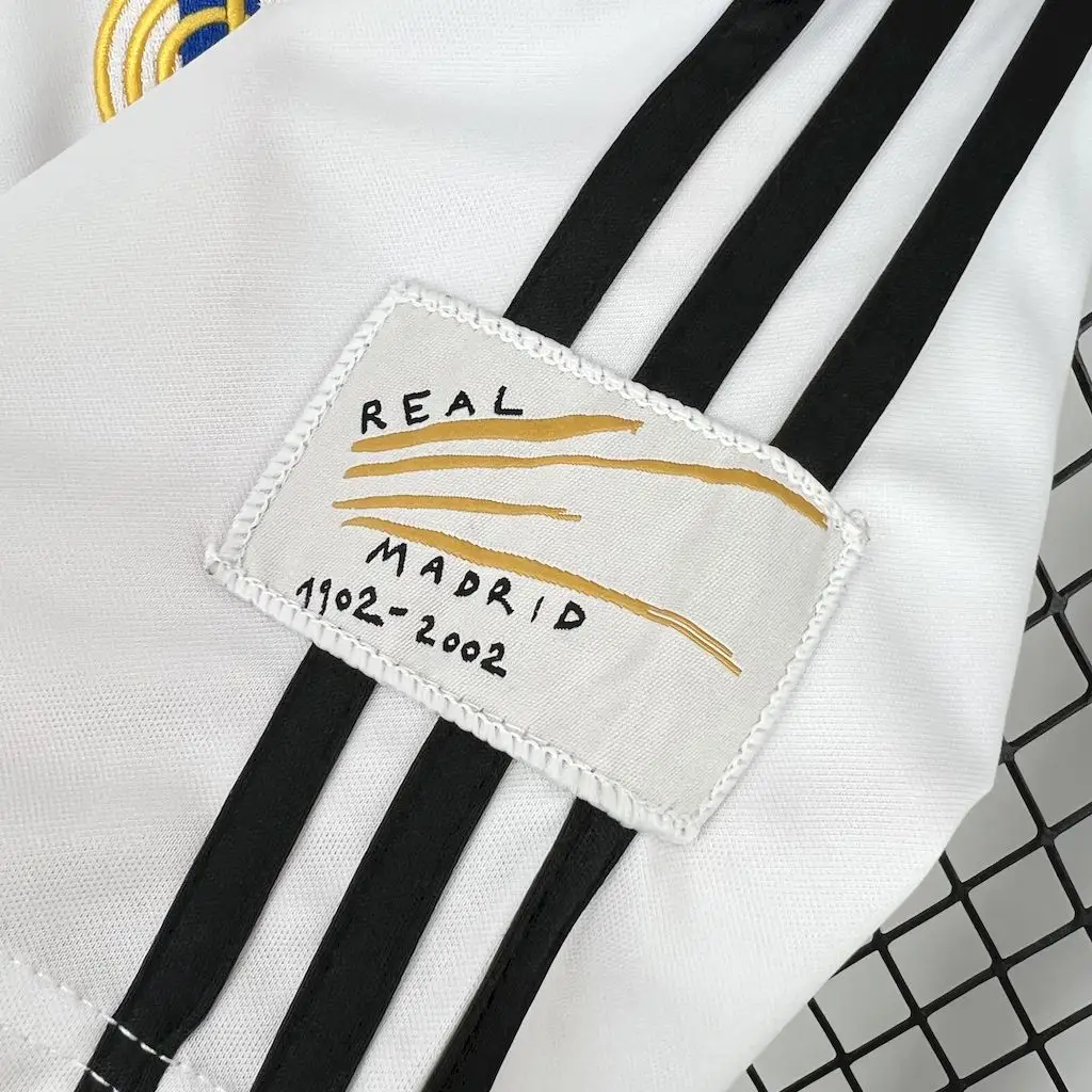 2002 2003 retro real madrid home football shirt 8
