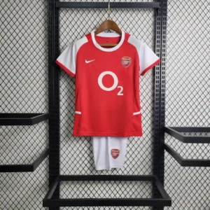 2002 2004 retro arsenal home football shirt kids size 1