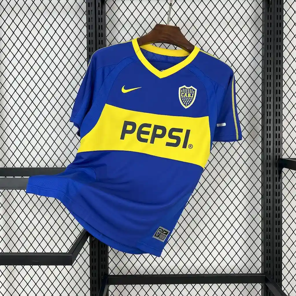 2003 2004 retro boca juniors home football jersey 1