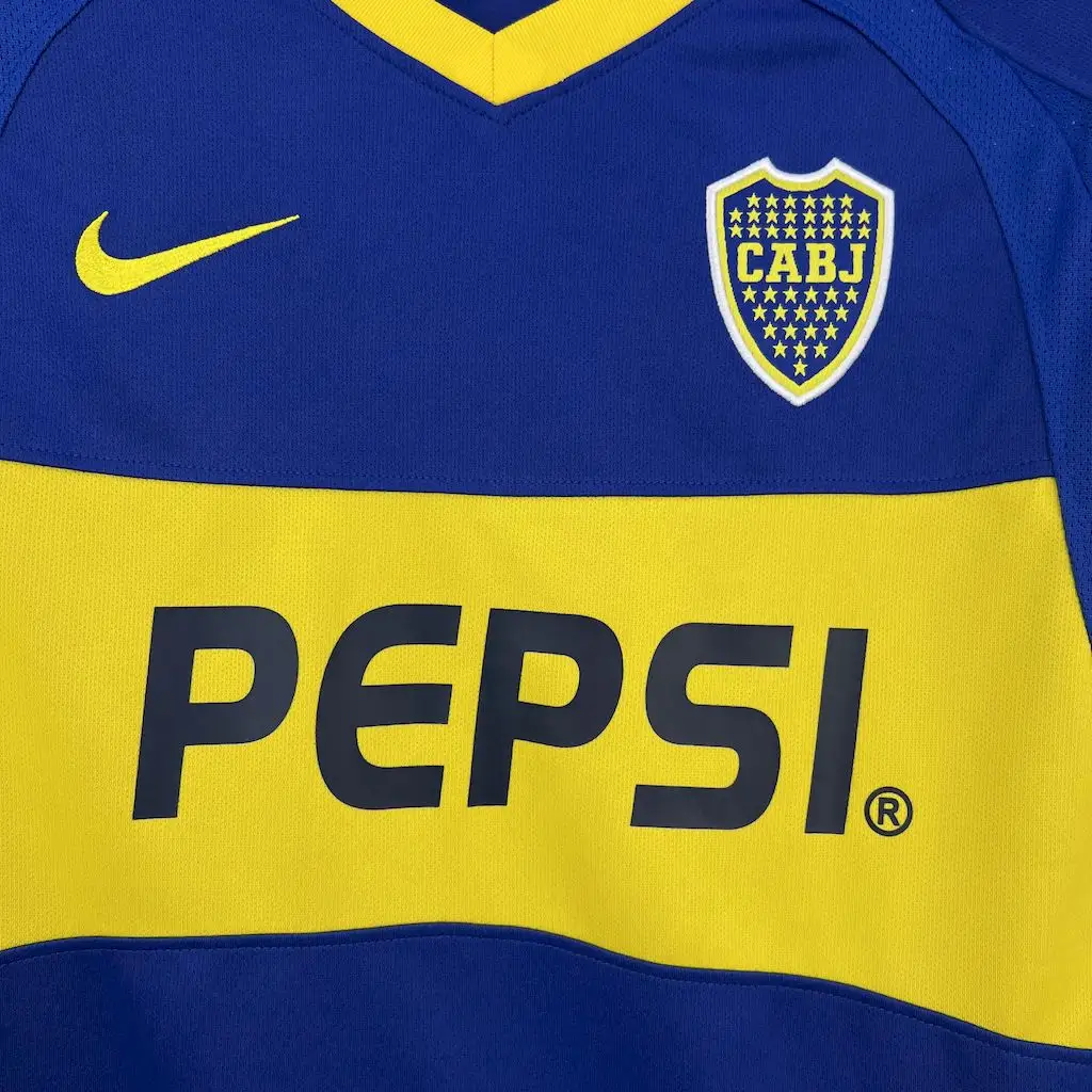 2003 2004 retro boca juniors home football jersey 5