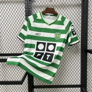 2003 2004 retro sporting lisbon home football shirt 1
