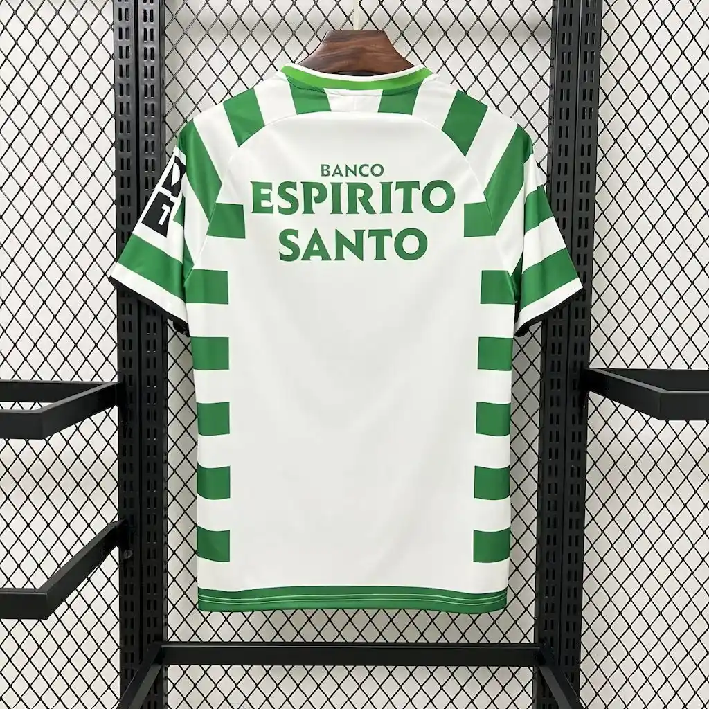 2003 2004 retro sporting lisbon home football shirt 2