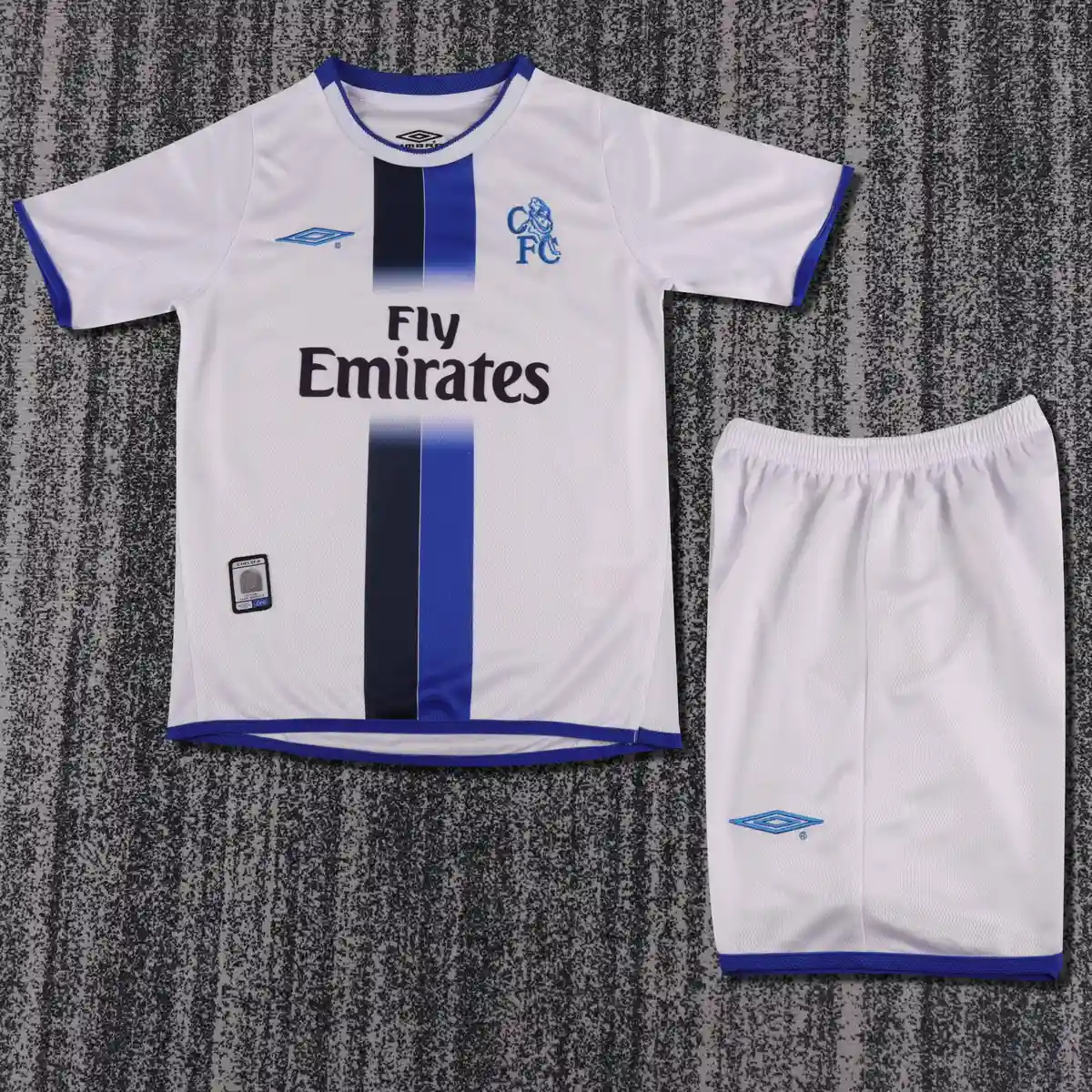 2003 2005 retro kids size chelsea away football jersey 1