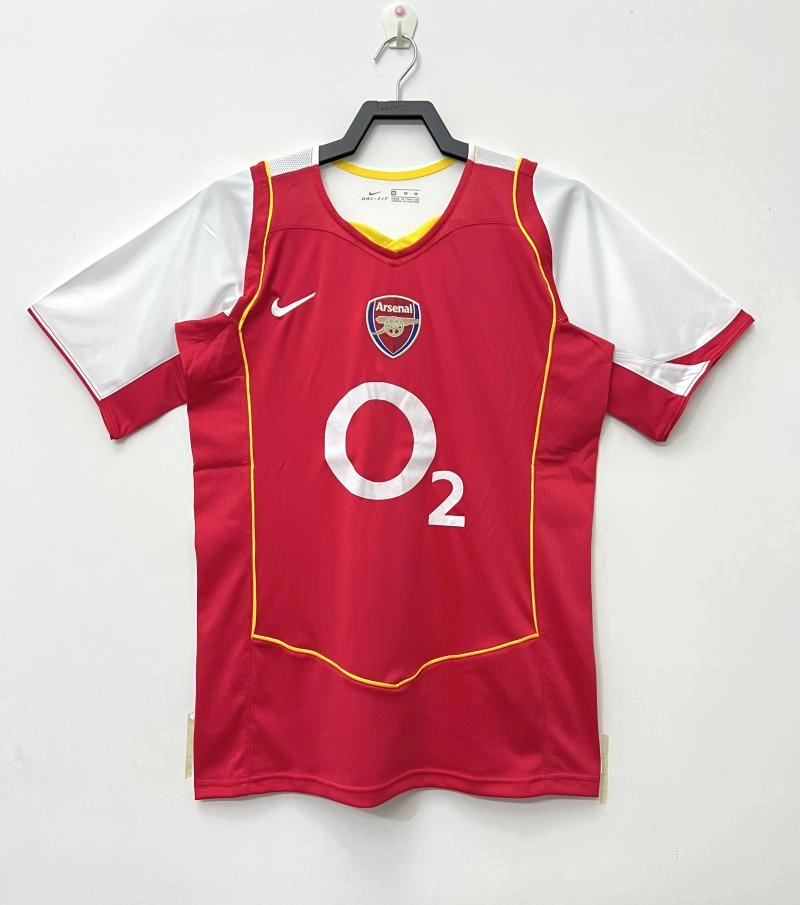 2004 2005 retro arsenal home football shirt 1