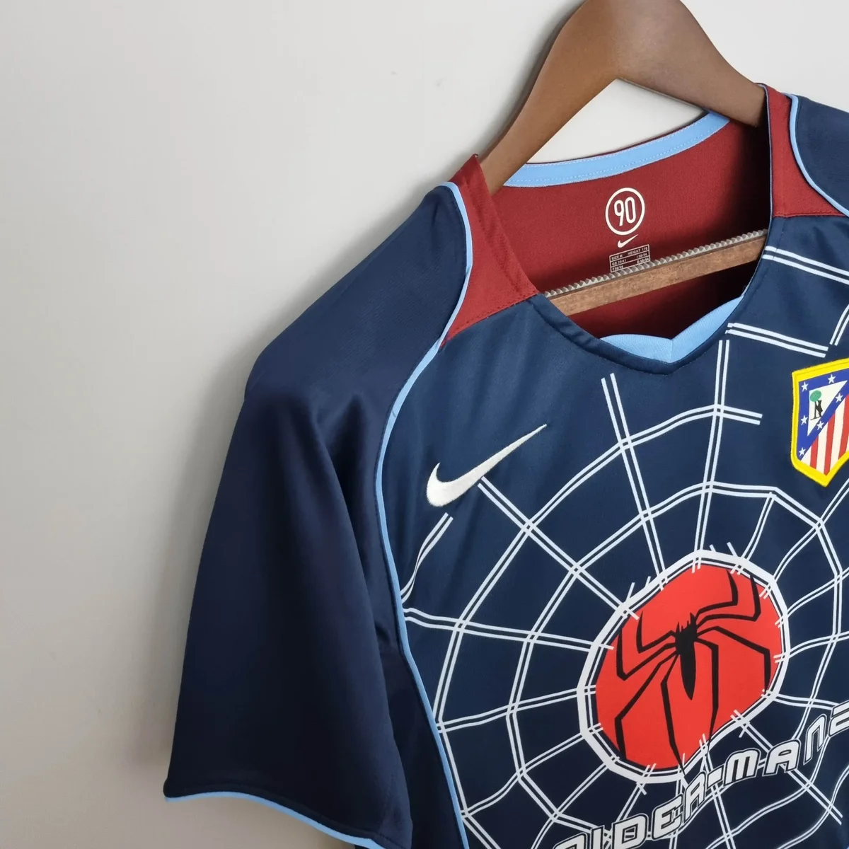 2004 2005 retro atletico madrid away soccer jersey 4