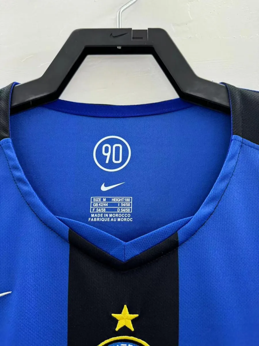 2004 2005 retro inter milan home football shirt 3