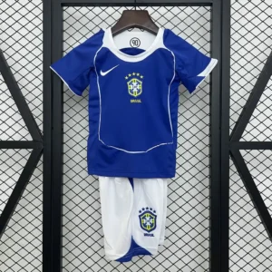 2004 retro brazil away football shirt kids size 1
