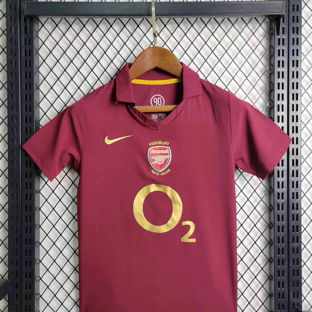 2005 2006 retro arsenal home football shirt kids size 3