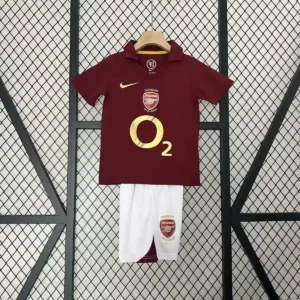 2005 2006 retro kids arsenal home football shirt 1