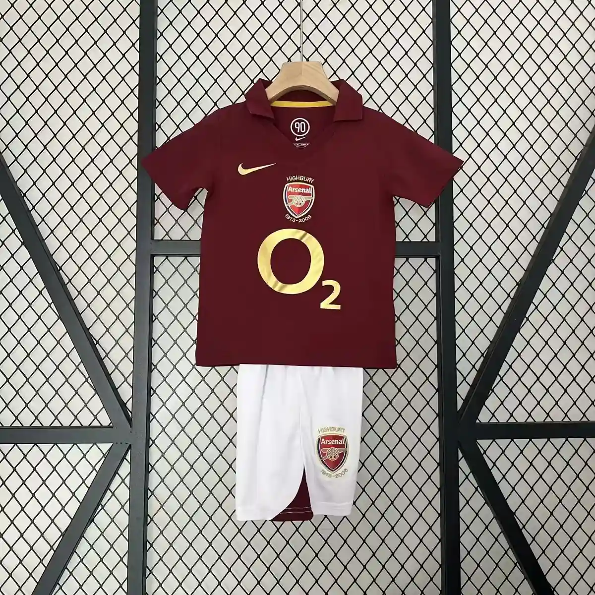 2005 2006 retro kids arsenal home football shirt 1