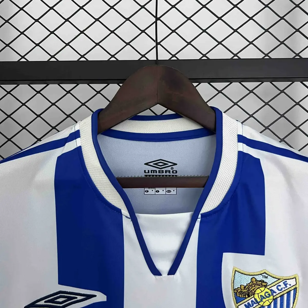 2005 2006 retro malaga home football shirt 3