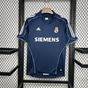 2005 2006 retro real madrid home football shirt blue 1