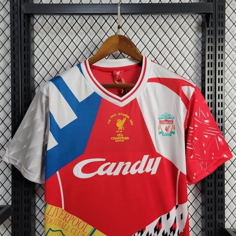 2005 retro liverpool hybrid commemorative edition football shirt 3