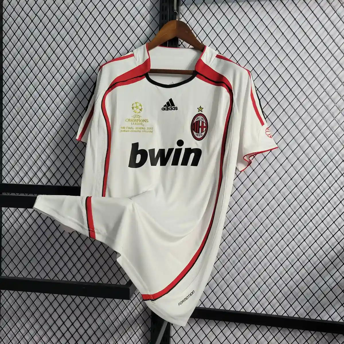 2006 2007 retro ac milan away football shirt 3