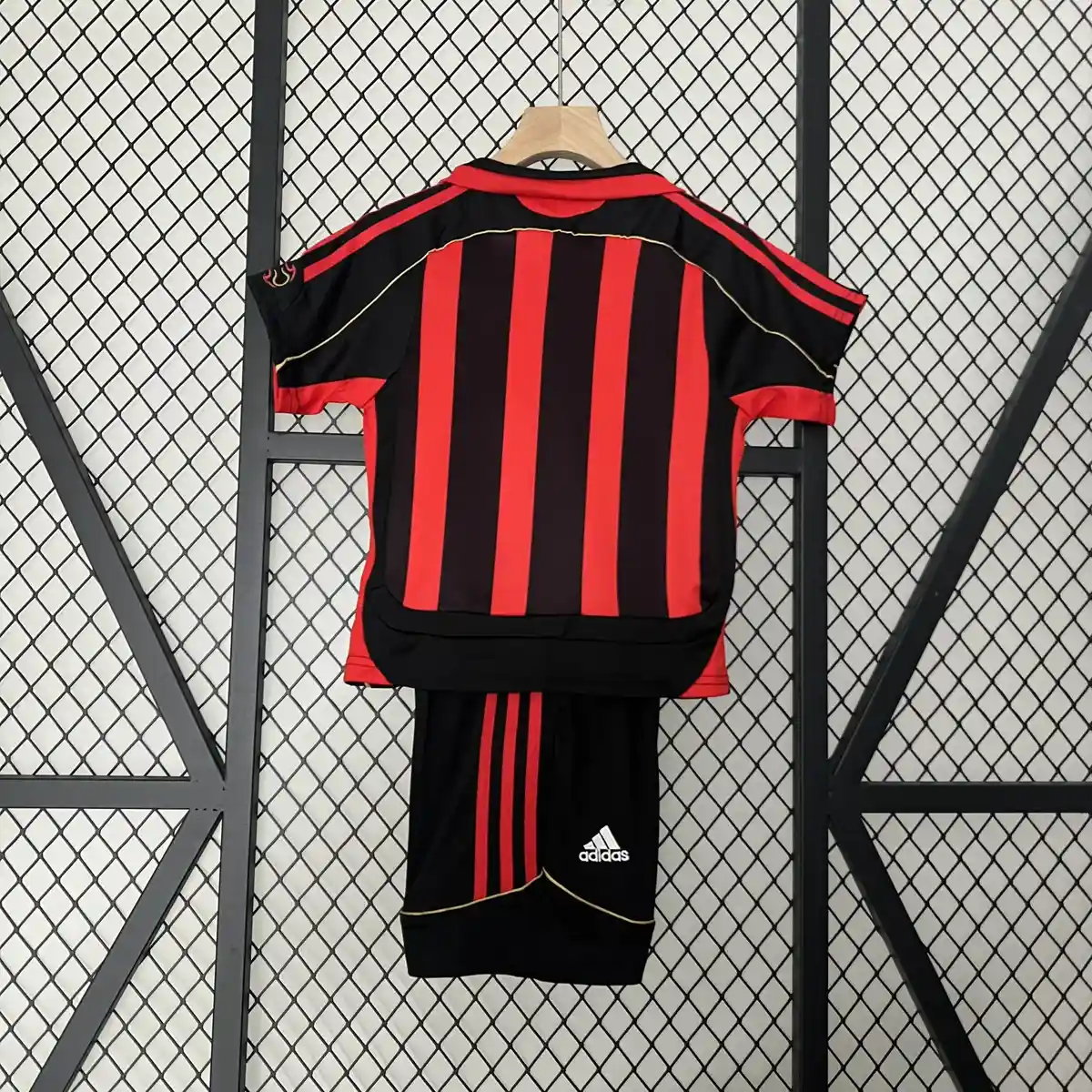 2006 2007 retro ac milan home champions league football shirt kids size 2