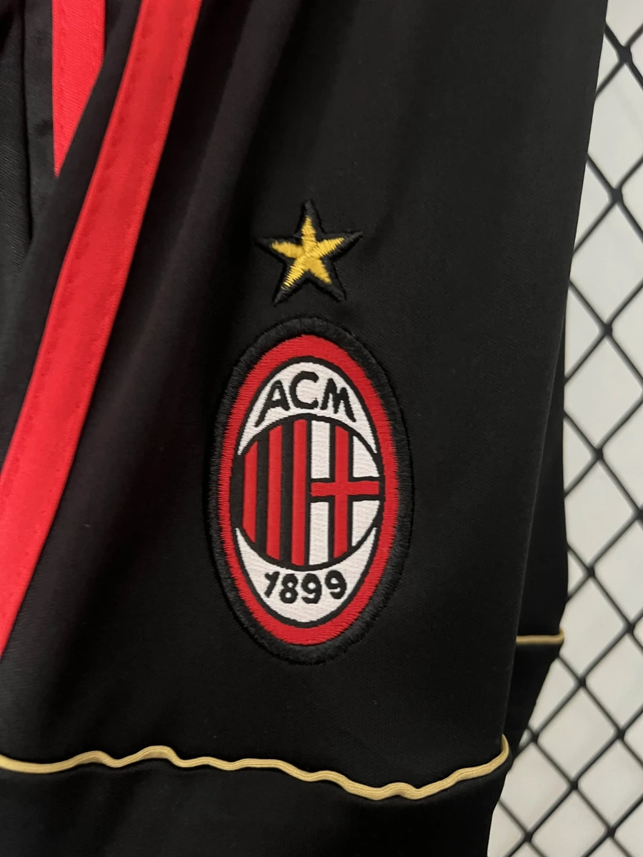 2006 2007 retro ac milan home champions league football shirt kids size 9