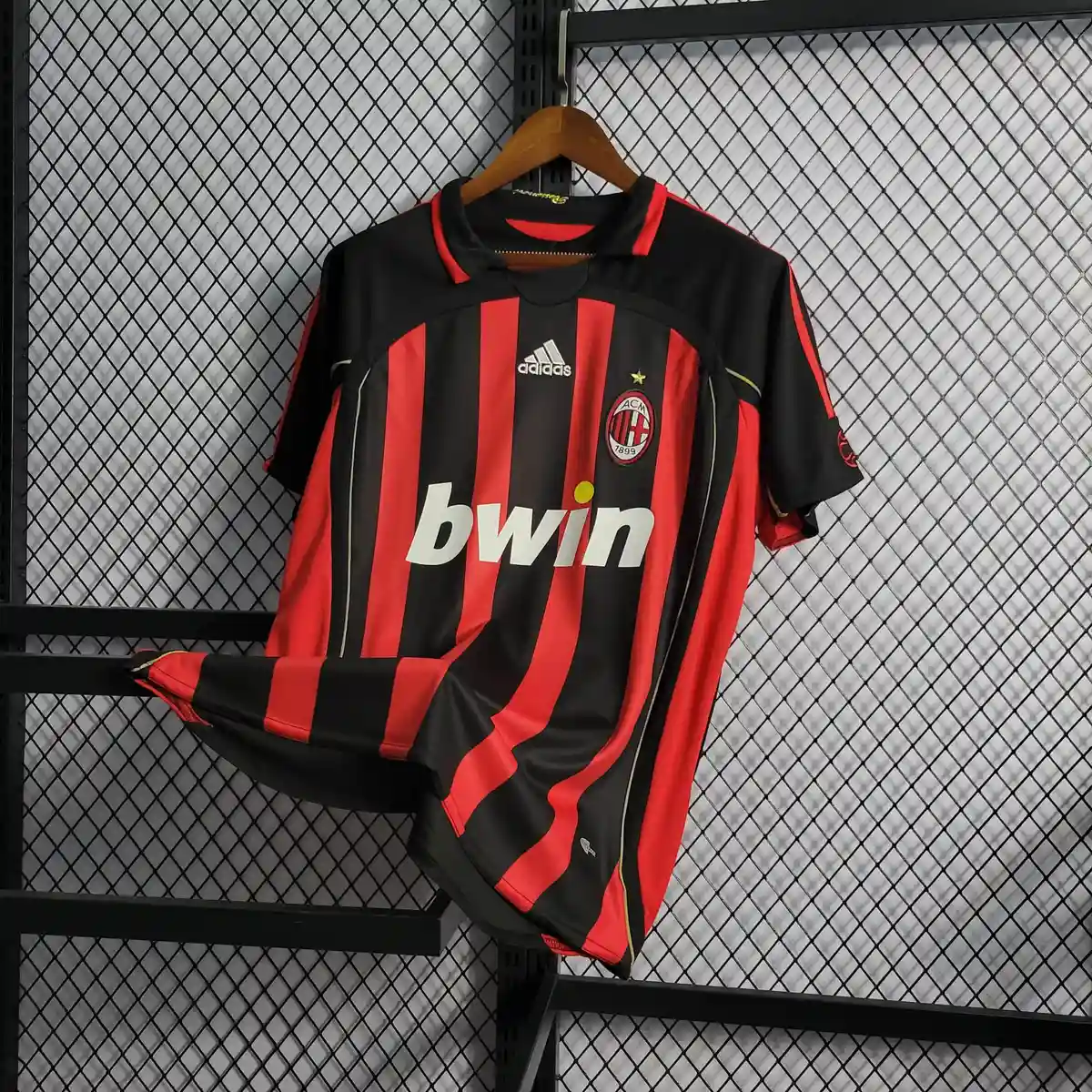 2006 2007 retro ac milan home football shirt 3