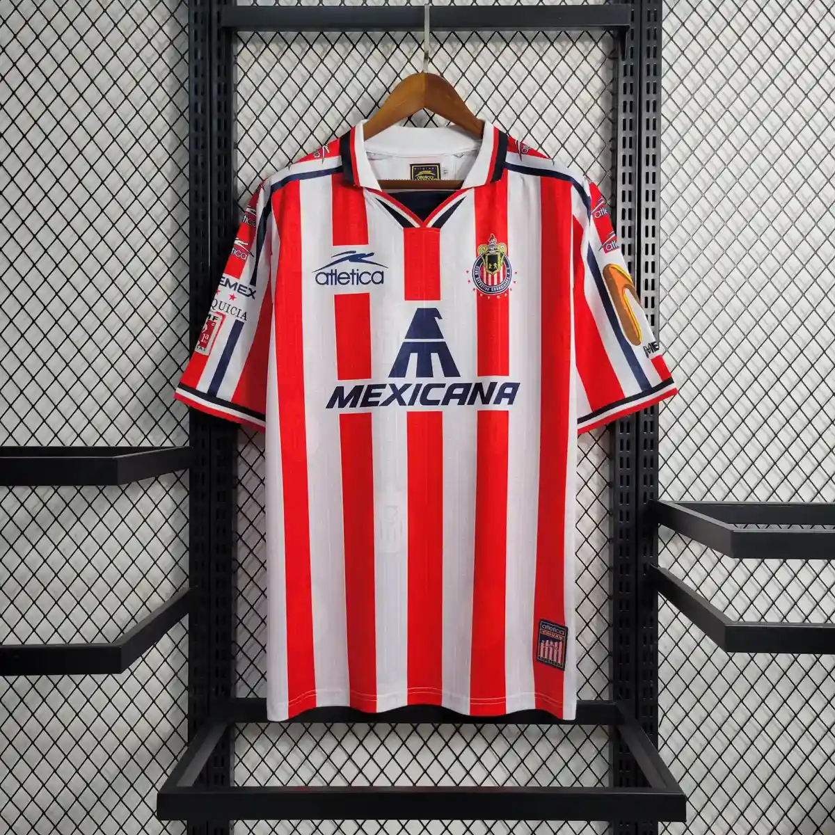 2006 2007 retro chivas de guadalajara home football shirt 1