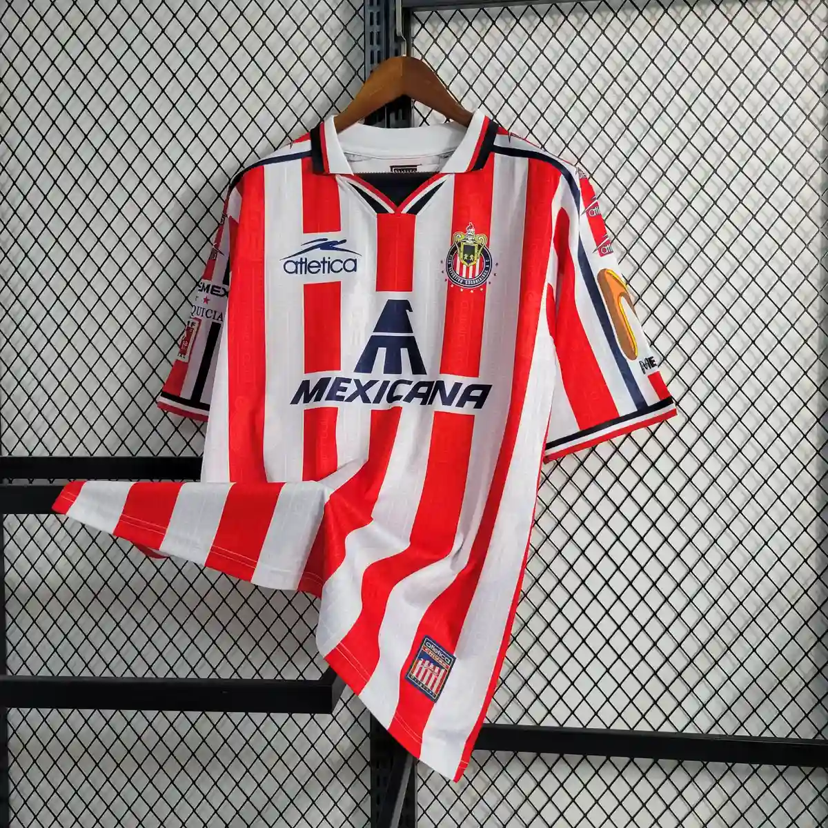 2006 2007 retro chivas de guadalajara home football shirt 3