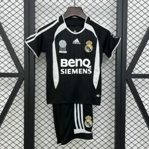 2006 2007 retro kids real madrid away football shirt 1