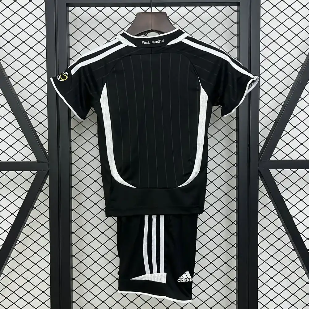 2006 2007 retro kids real madrid away football shirt 2