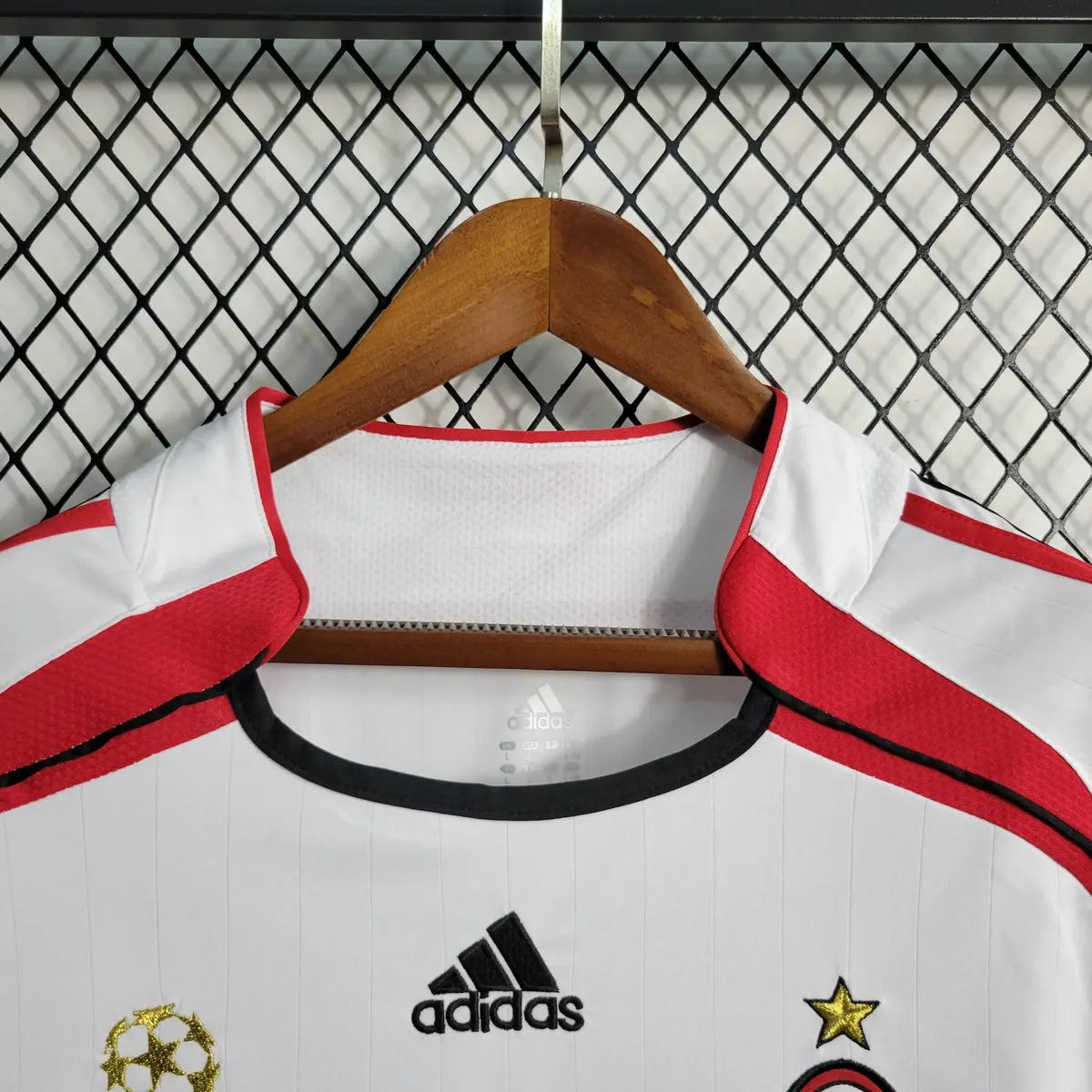 2006 2007 retro long sleeve ac milan away football shirt 9