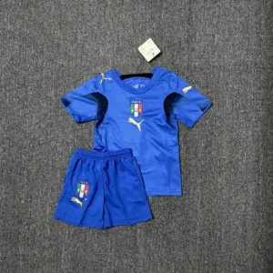 2006 kids size retro italy home football shirt 1