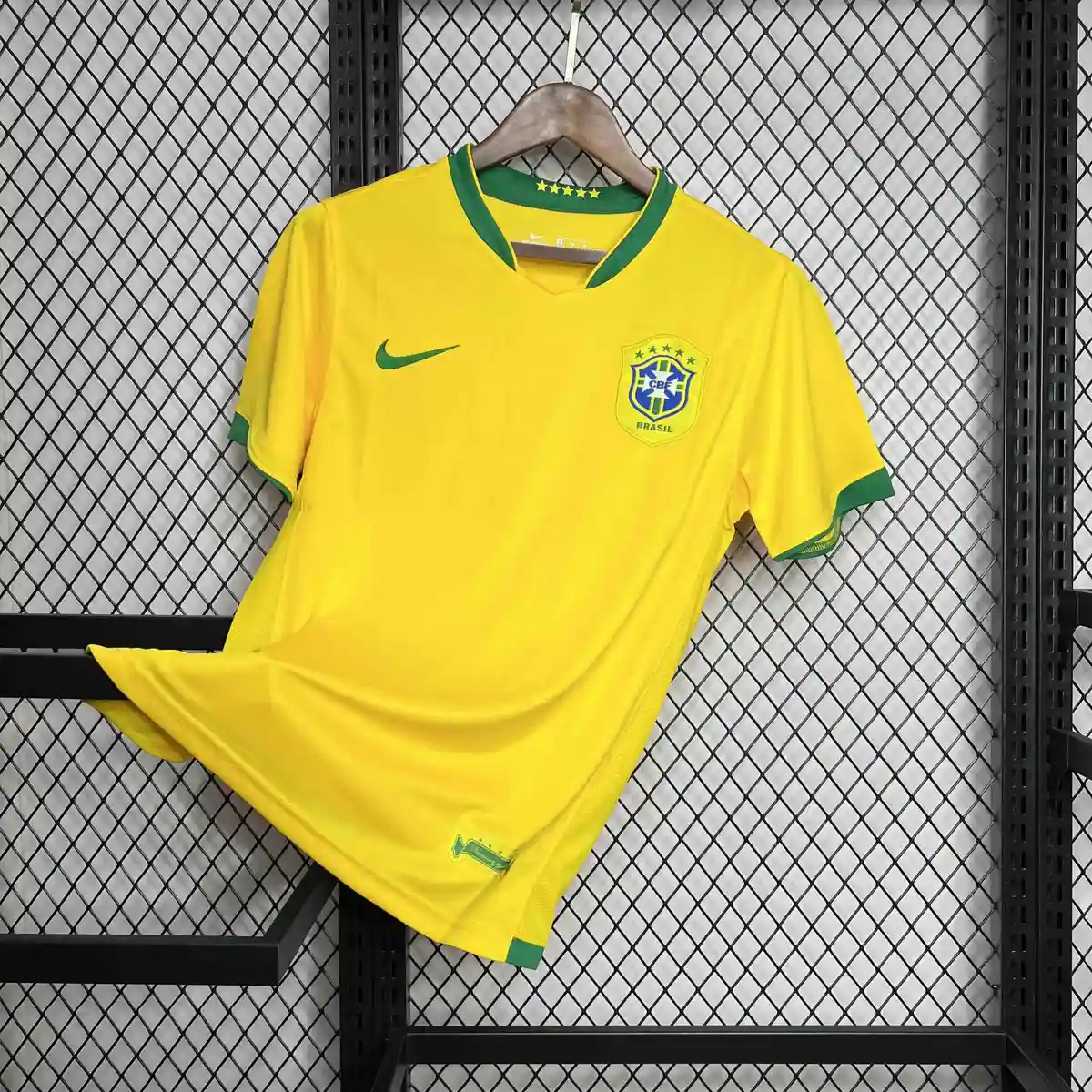 2006 retro brazil home soccer jersey 3