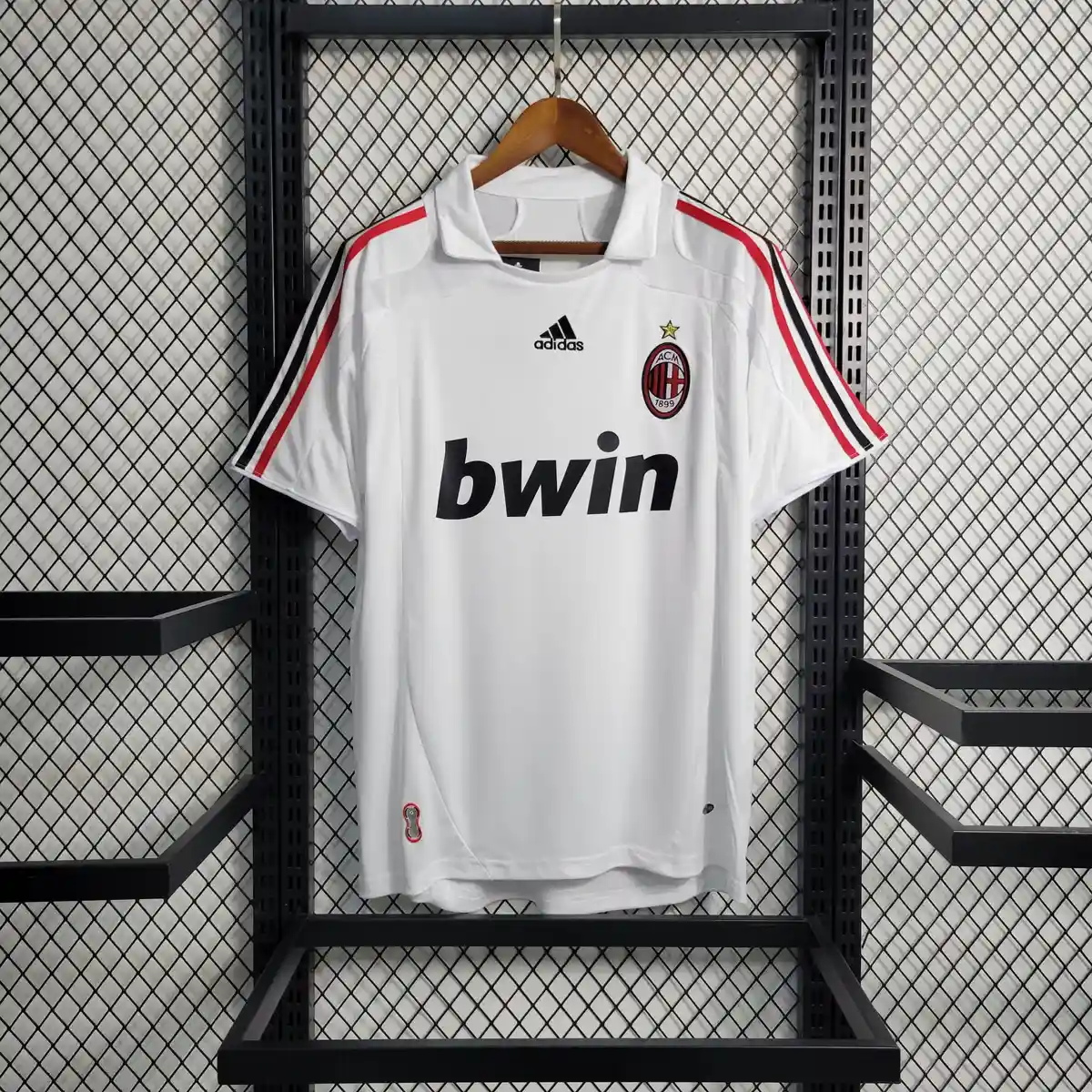 2007 2008 retro ac milan away football shirt 1