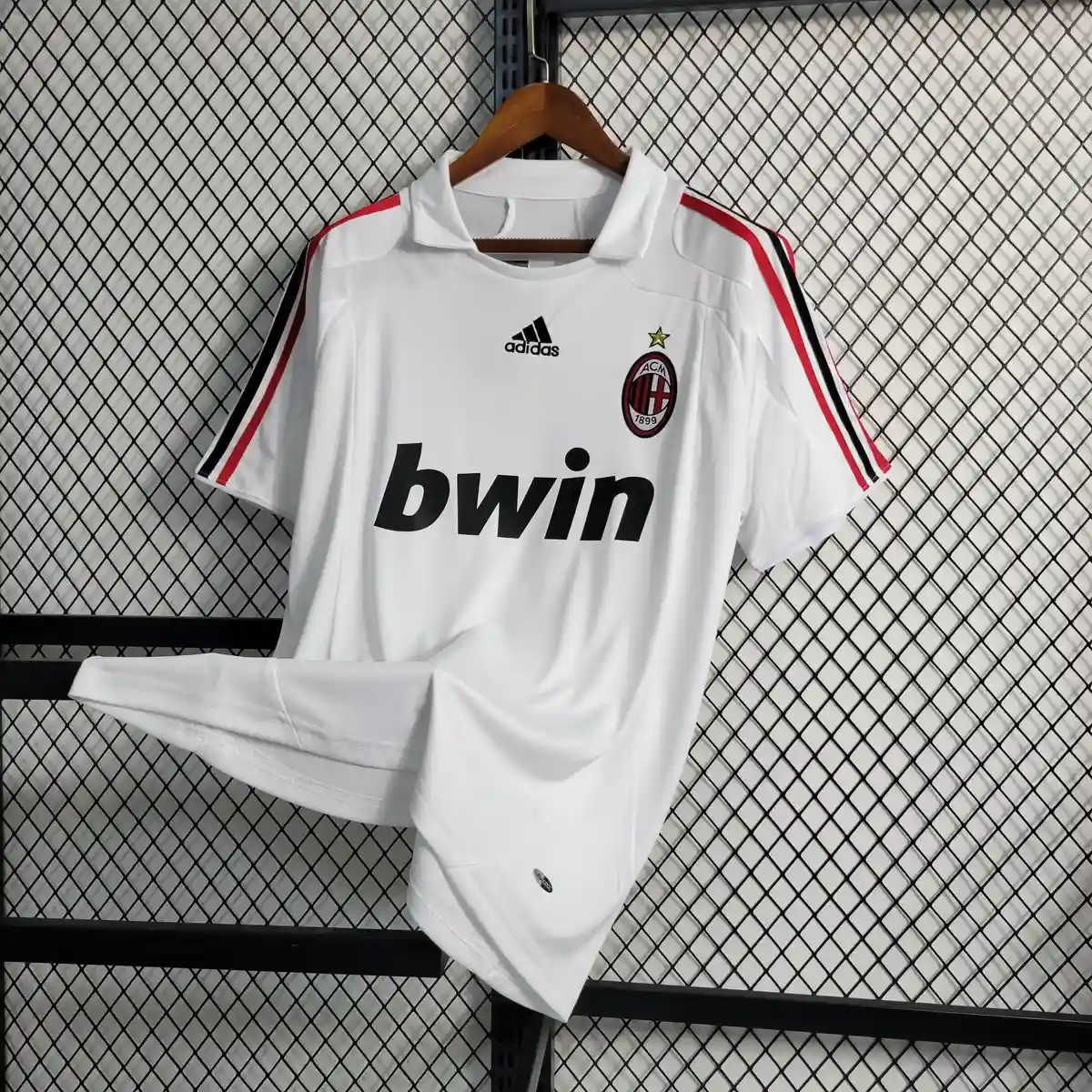 2007 2008 retro ac milan away football shirt 3
