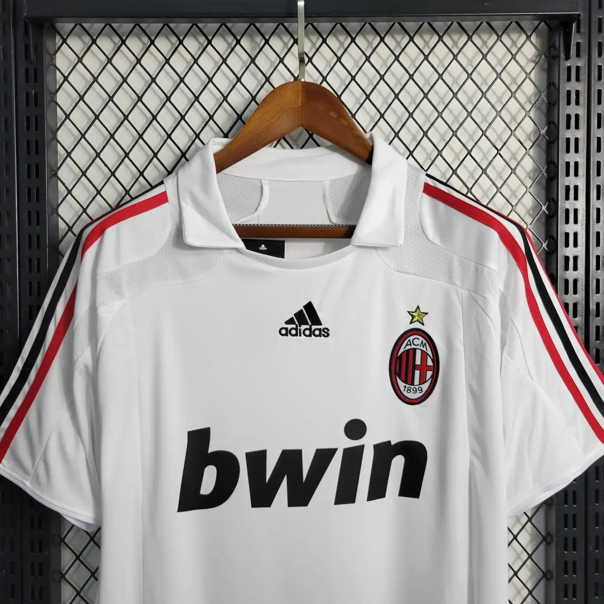 2007 2008 retro ac milan away football shirt 4