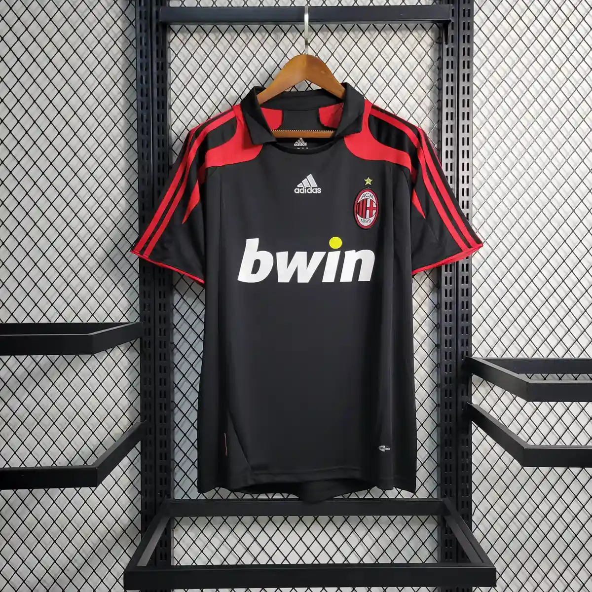 2007 2008 retro ac milan third away football shirt 1
