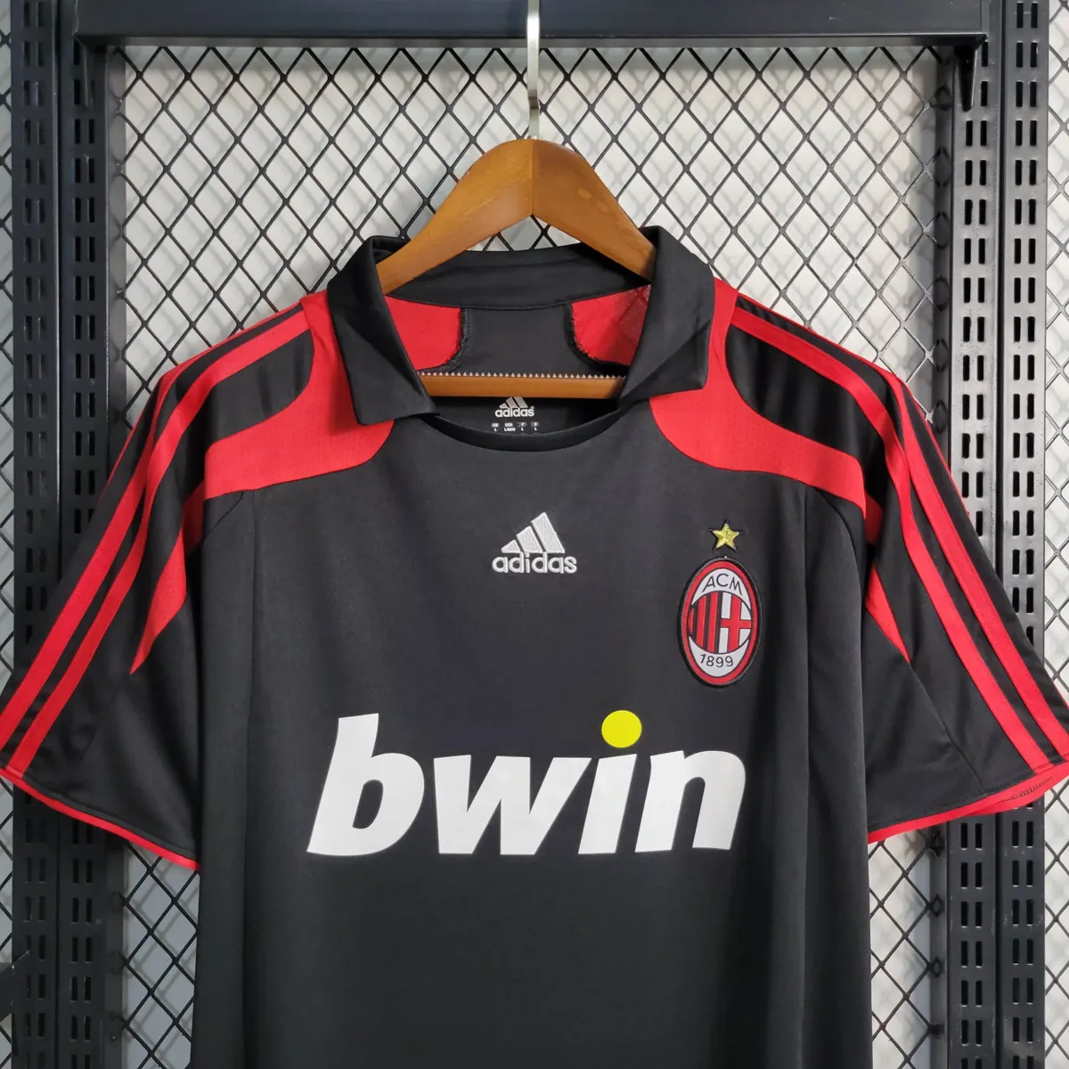 2007 2008 retro ac milan third away football shirt 4