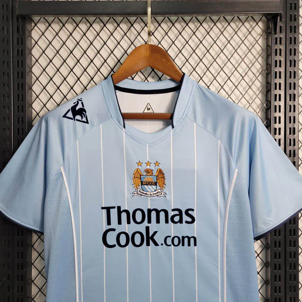 2007 2008 retro manchester city home football shirt 4