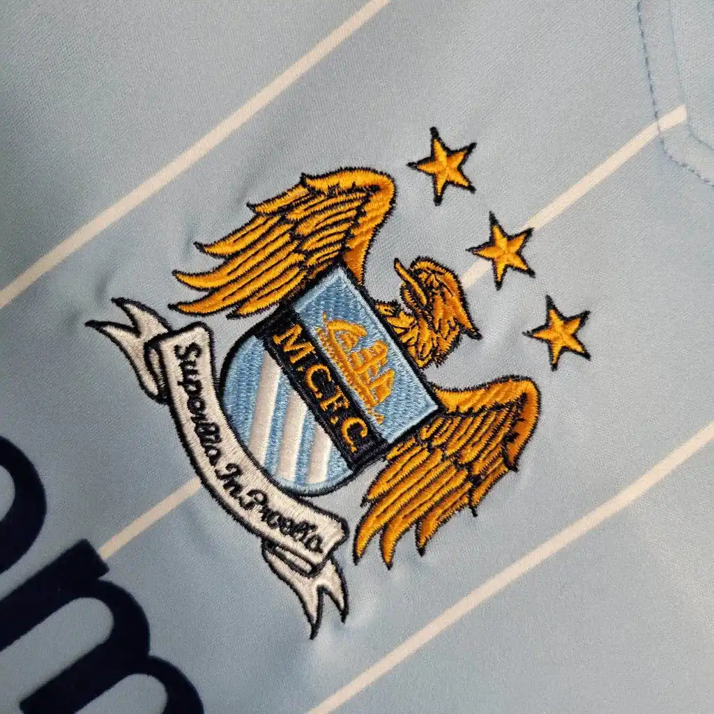 2007 2008 retro manchester city home football shirt 5